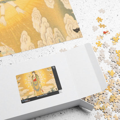 Serene Buddha Puzzle - 1014 Piece, Meditation Art, Perfect Gift for Mindfulness, Family Bonding Activity, Home Decor