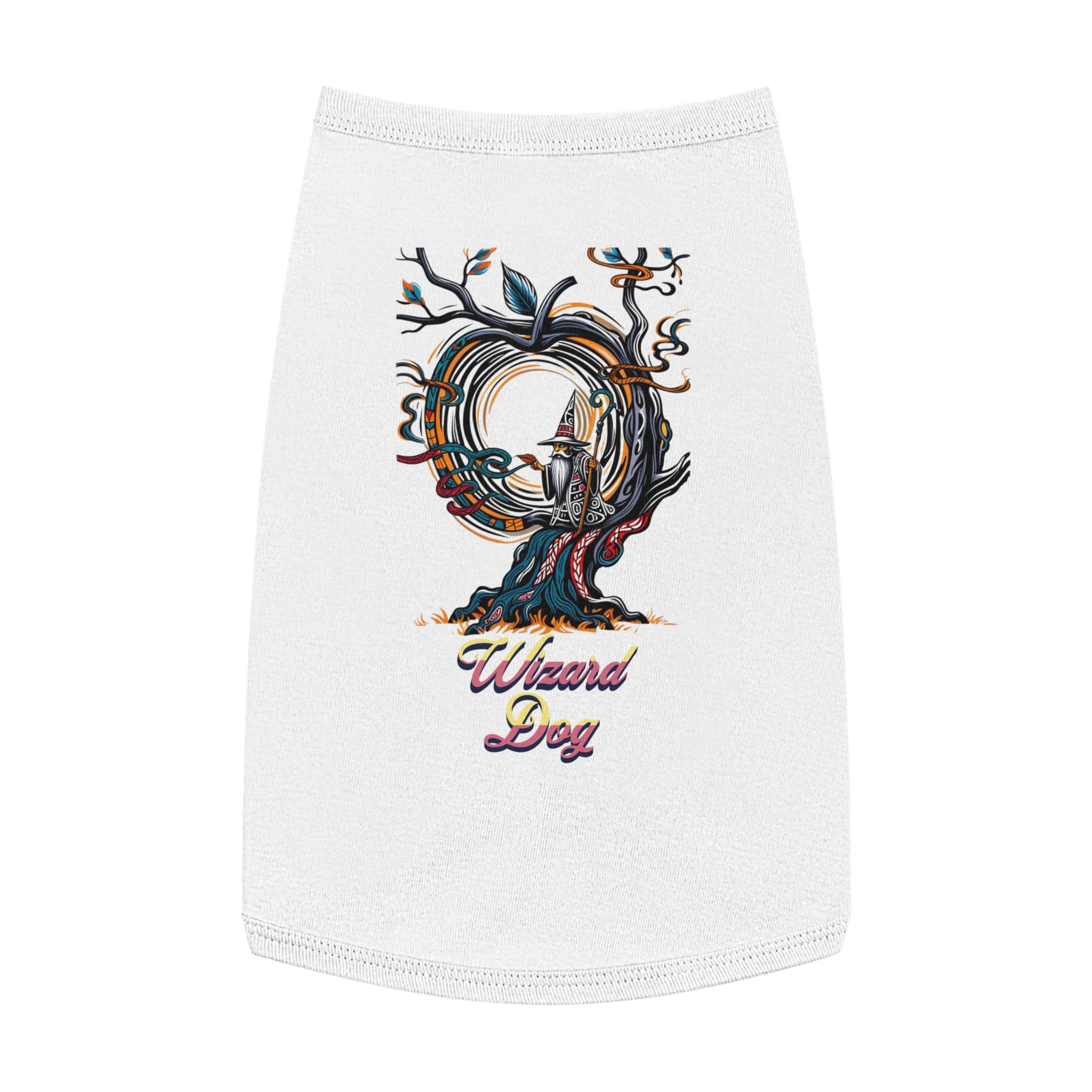 Wizard Dog Pet Tank Top, Cute Dog Shirt, Pet Apparel, Adorable Pet Gift, Dog Lover Gift, Halloween Dog Costume