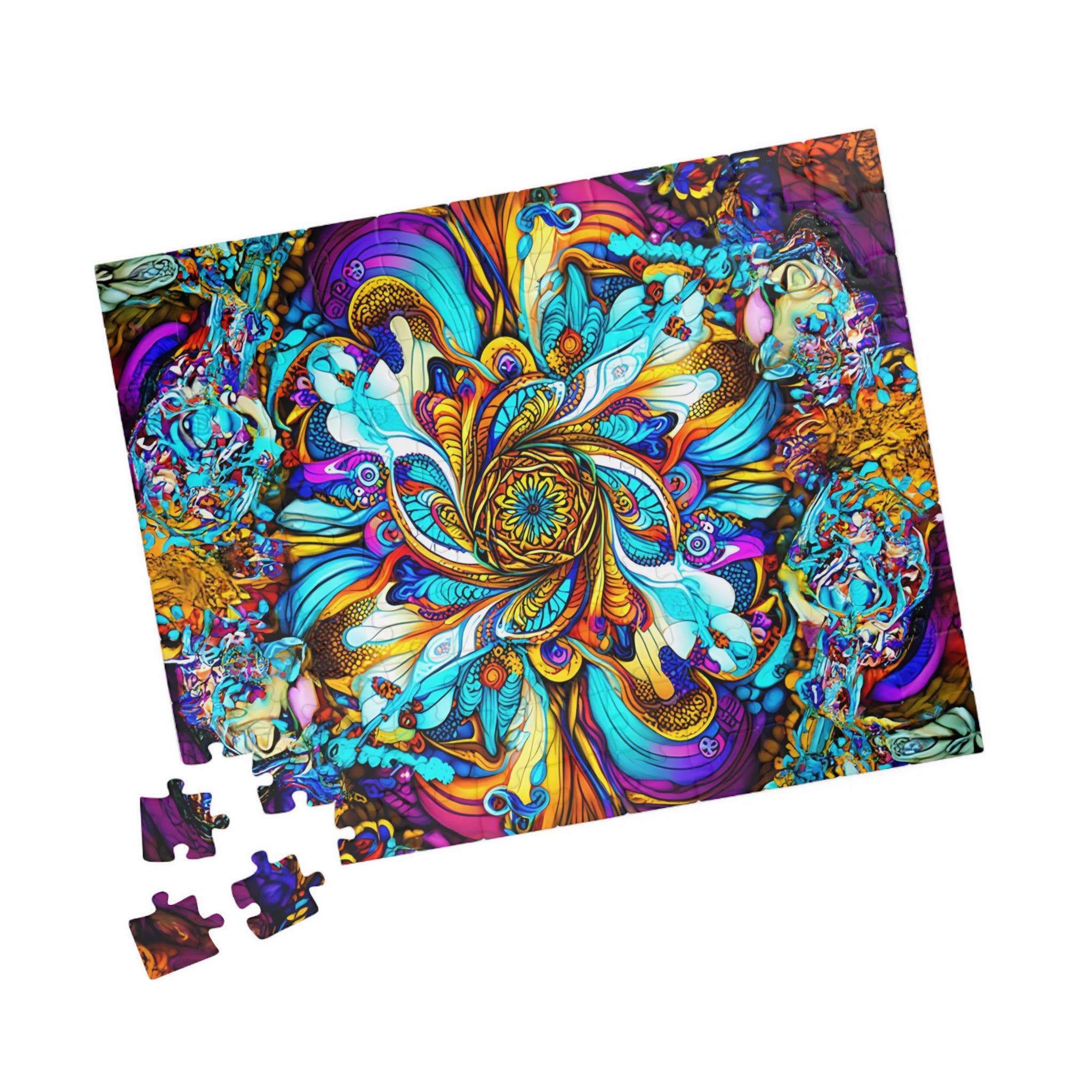 Vibrant Art Puzzle – 110, 252, 520, 1014-piece Jigsaw, Colorful Home Decor, Unique Gift for Puzzle Lovers, Family Fun Activity, Art [...]