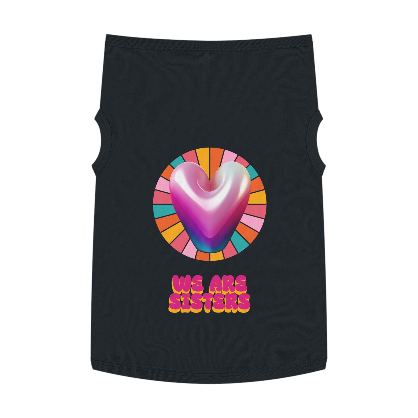Joyful Pet Tank Top | We Are Sisters | Fun Dog Apparel, Summer Pet Wear, Cute Pet Gifts, Pet Fashion