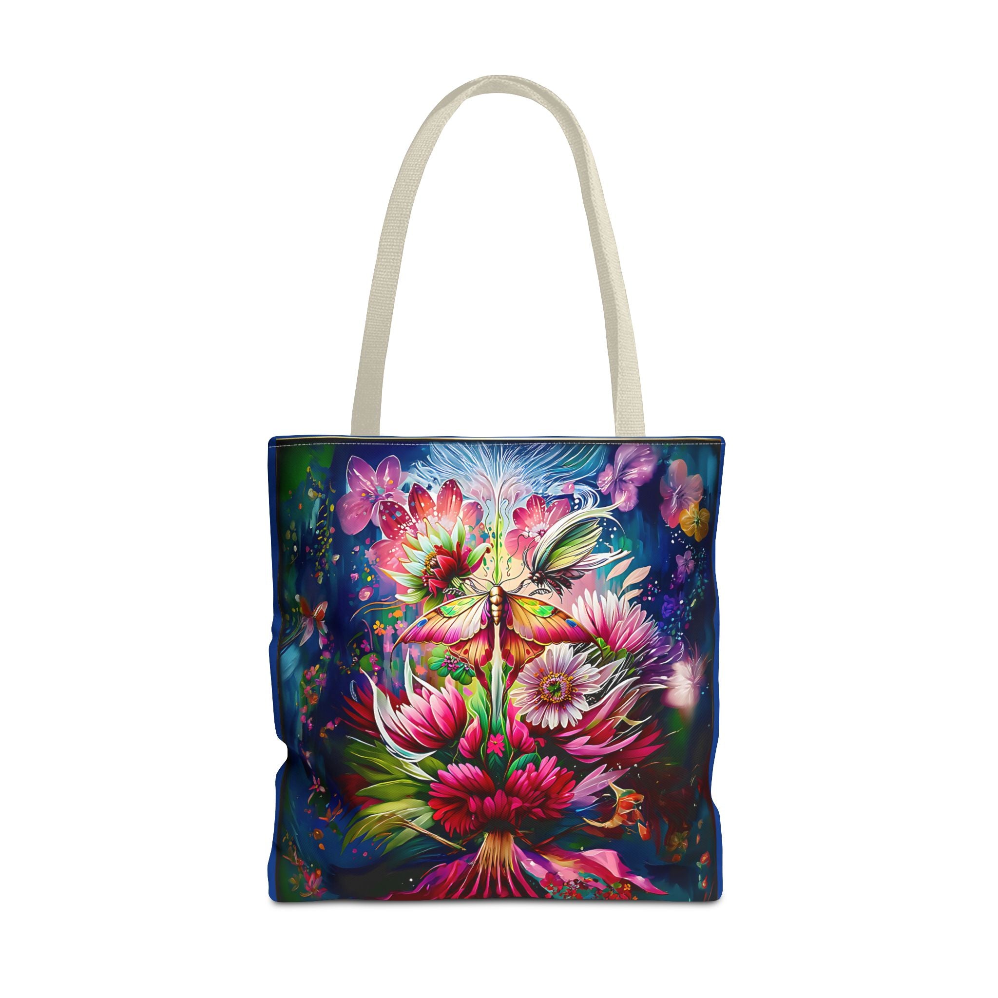 Floral Fantasy Tote Bag — Vibrant All-Over Print Blooming Bouquet