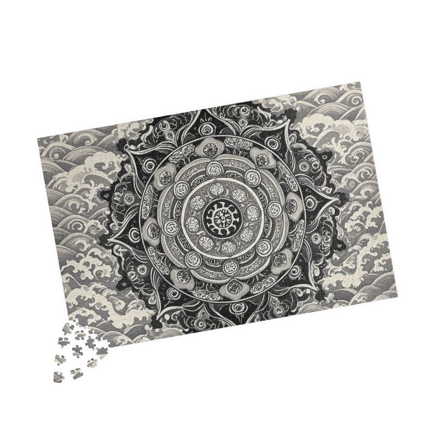 Intricate Mandala Puzzle | 110, 252, 520, 1014-Piece | Mindfulness Gift, Home Decor, Relaxation, Family Fun, Meditation