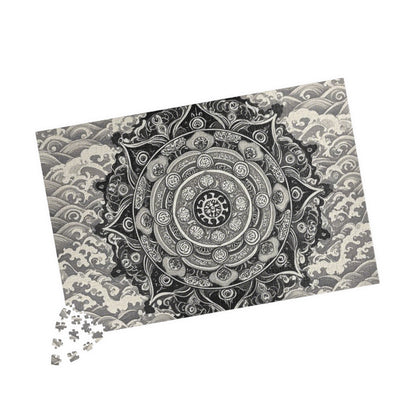 Intricate Mandala Puzzle | 110, 252, 520, 1014-Piece | Mindfulness Gift, Home Decor, Relaxation, Family Fun, Meditation
