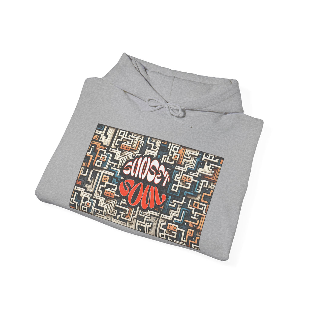 Choose Your Path Hoodie — Maze Graffiti Graphic Pullover