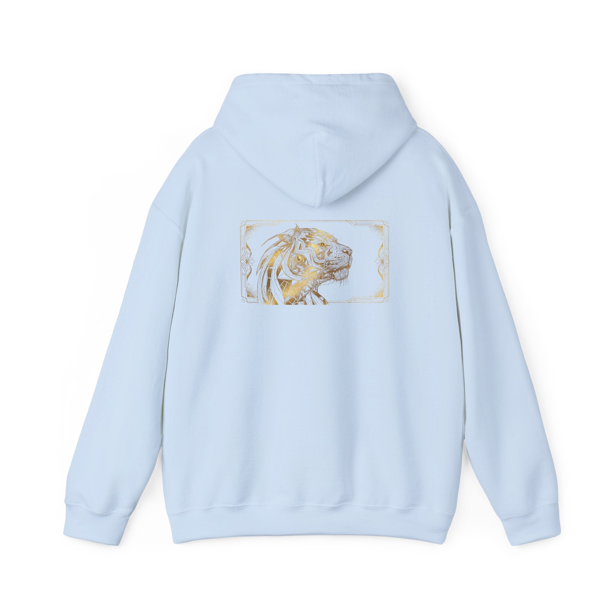 Leo Pride Hoodie — Gold Lion Art "Be Fierce" Sweatshirt