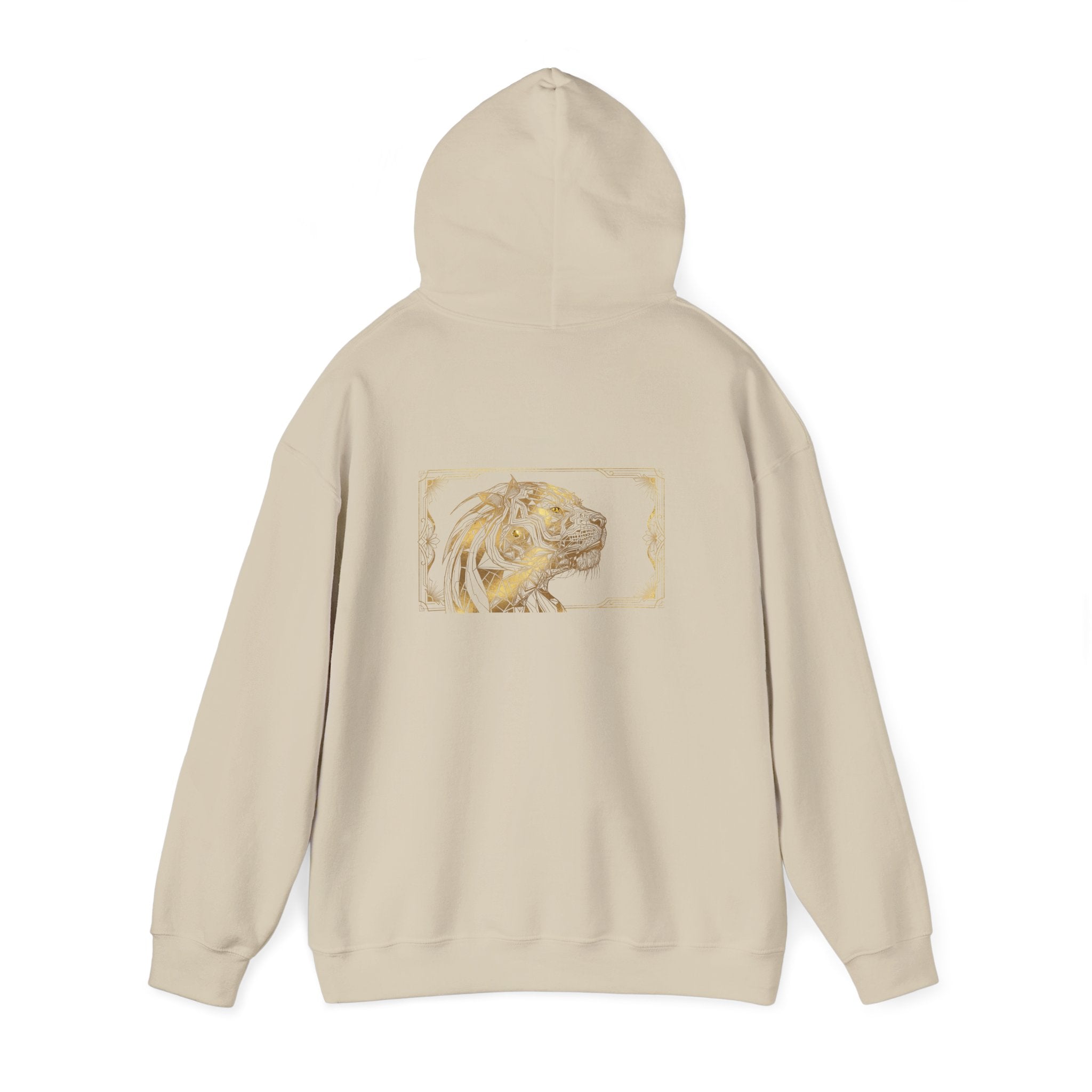Leo Pride Hoodie — Gold Lion Art "Be Fierce" Sweatshirt