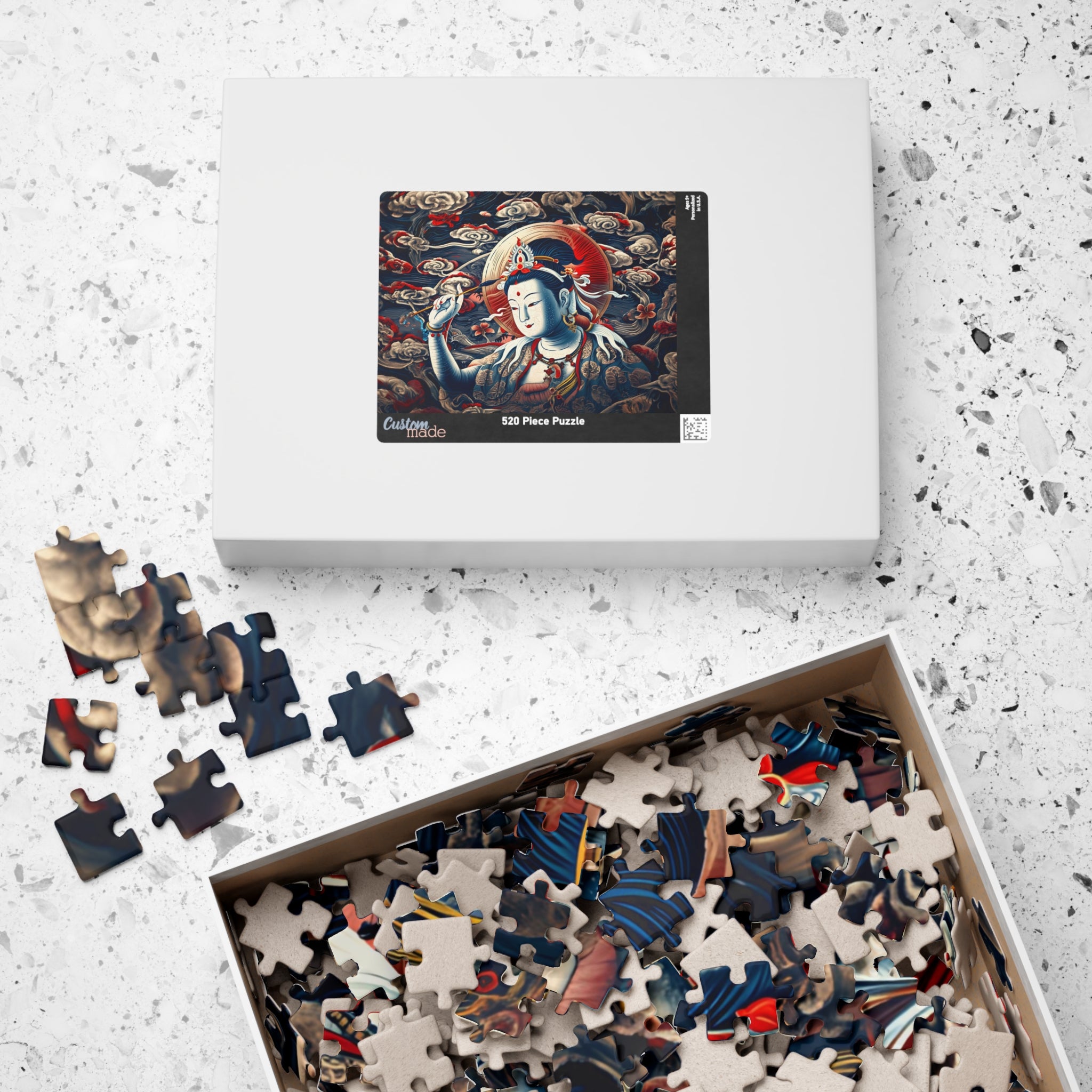 Buddha Art Puzzle — Meditation-Inspired Jigsaw (110/252/520/1014 pcs)