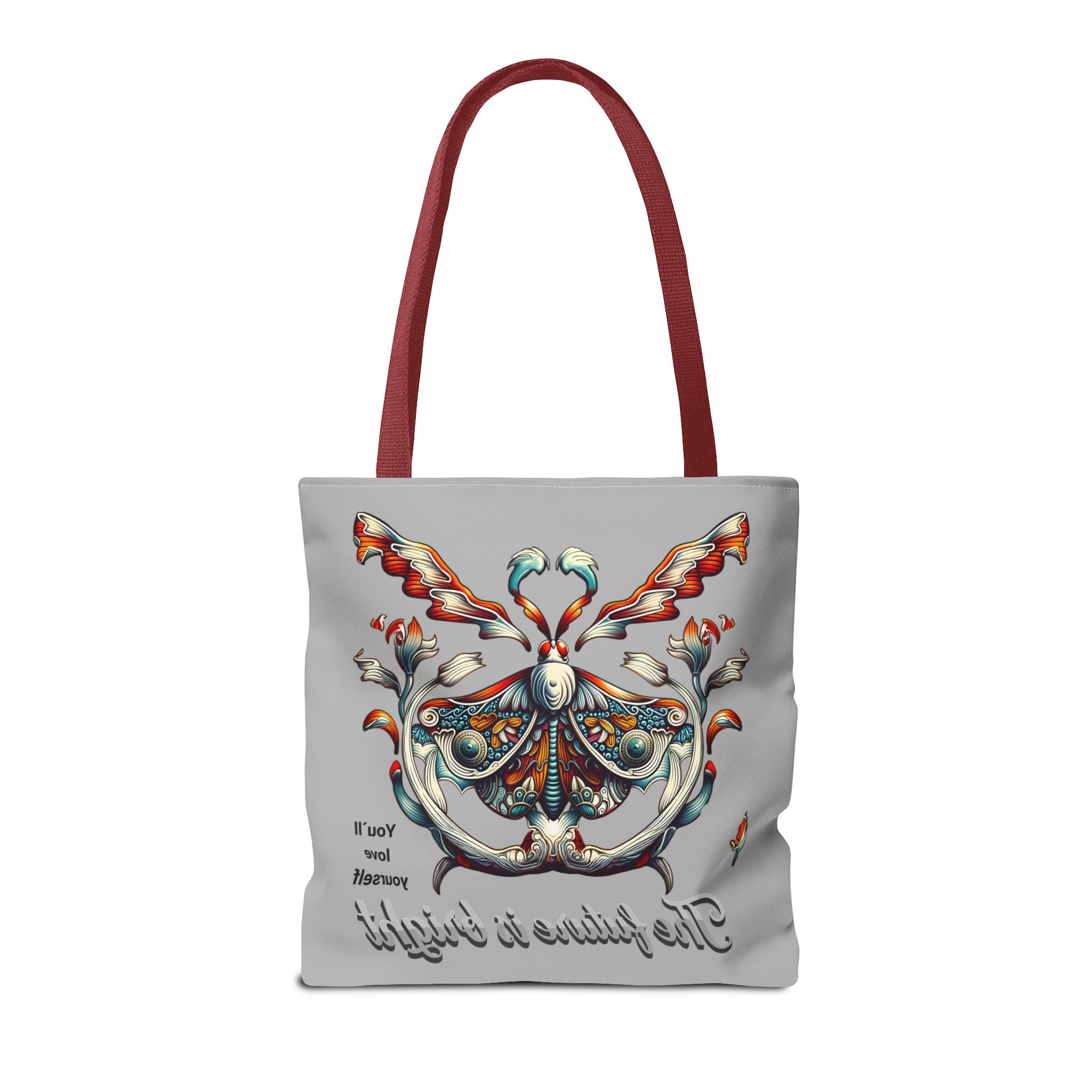 Tote Bag — 'The Future Is Bright' Decorative Butterfly Tote