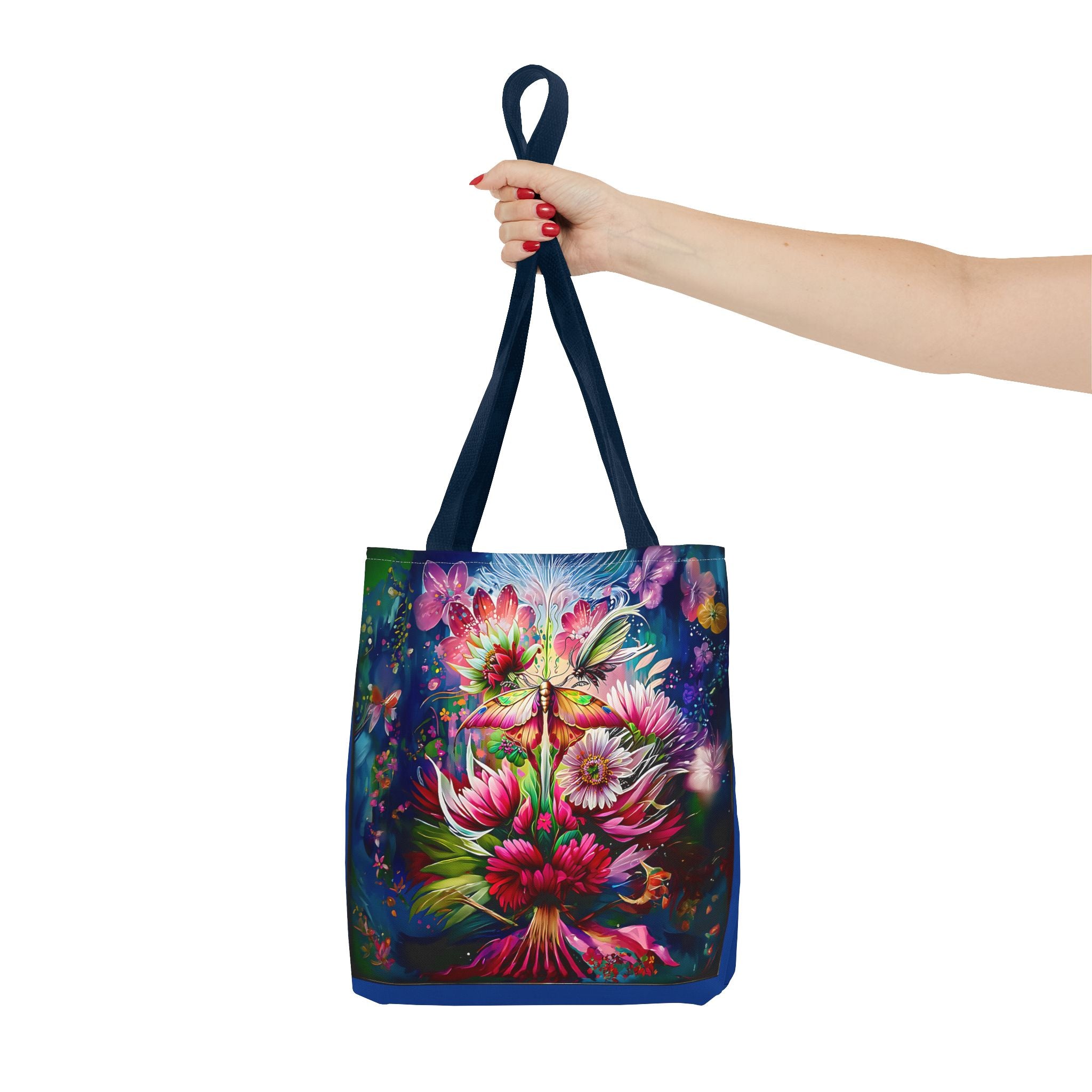 Floral Fantasy Tote Bag — Vibrant All-Over Print Blooming Bouquet