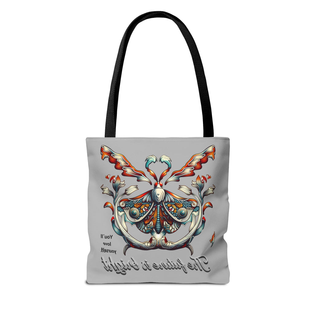Tote Bag — 'The Future Is Bright' Decorative Butterfly Tote
