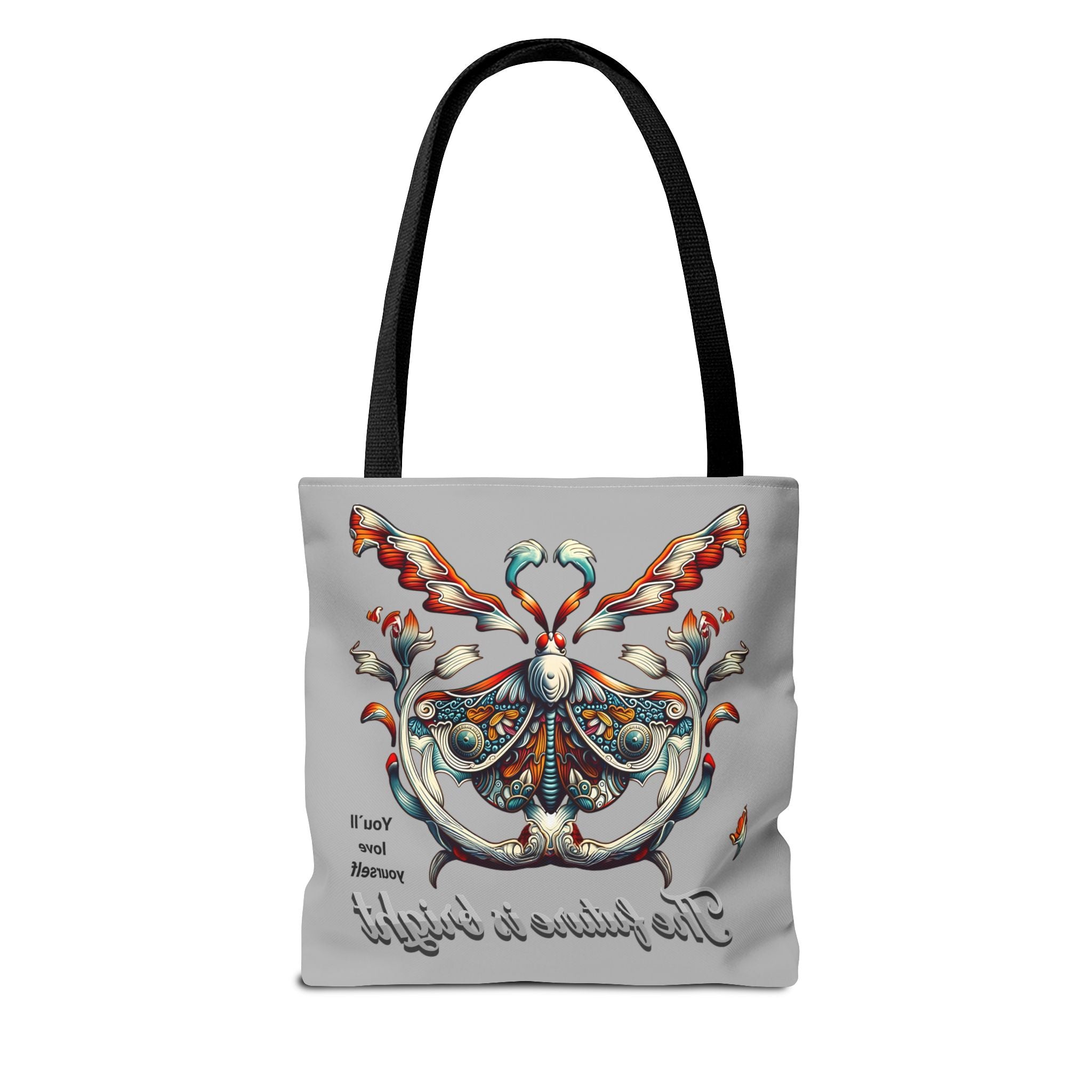 Tote Bag — 'The Future Is Bright' Decorative Butterfly Tote