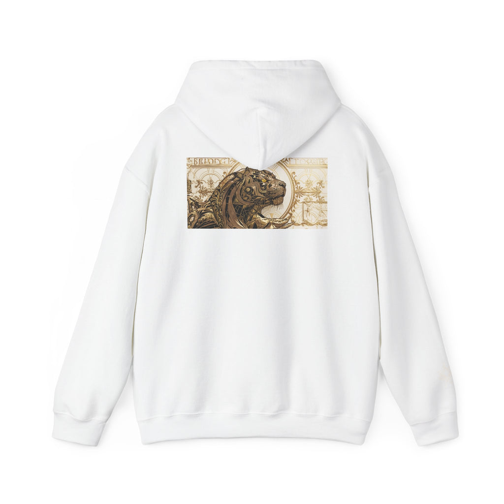 Hoodie — Vintage Steampunk Lion Crest Back Print