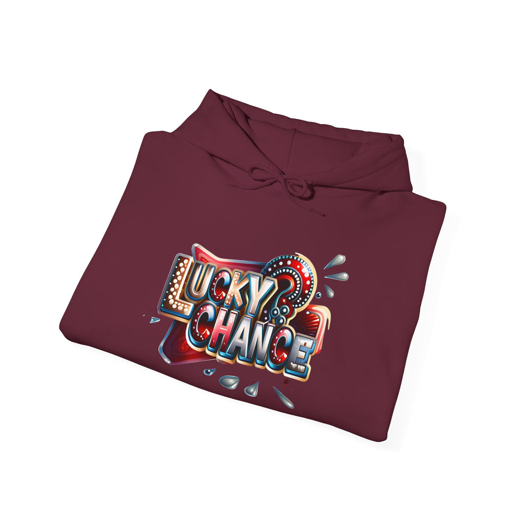 Lucky Chance Hooded Sweatshirt | Cozy Comfort, Unisex Hoodie, Perfect for Casual Outings, Great Gift for Birthdays, Lucky Charm Apparel