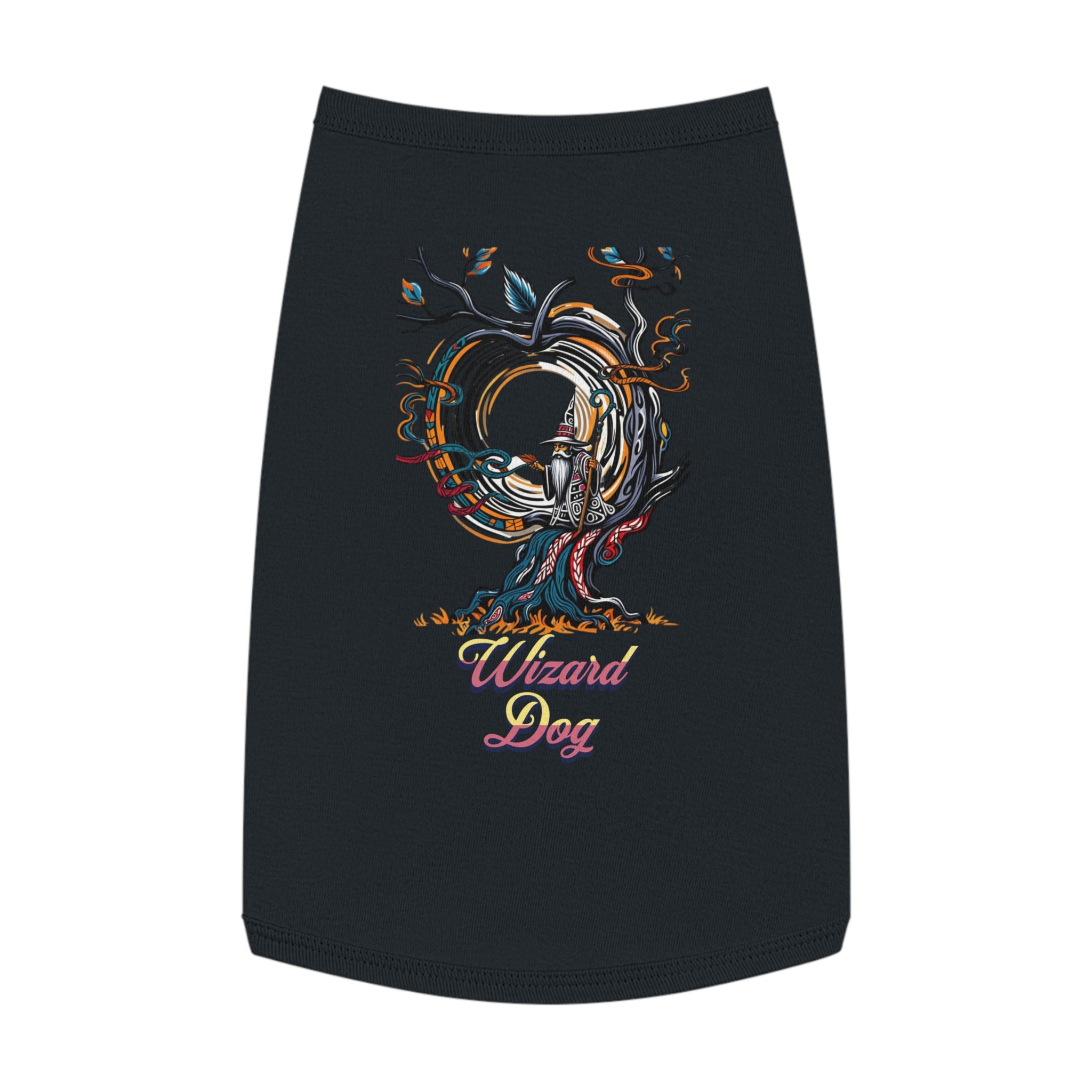 Wizard Dog Pet Tank Top, Cute Dog Shirt, Pet Apparel, Adorable Pet Gift, Dog Lover Gift, Halloween Dog Costume
