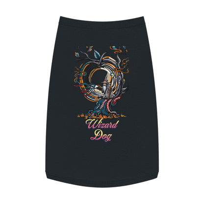 Wizard Dog Pet Tank Top, Cute Dog Shirt, Pet Apparel, Adorable Pet Gift, Dog Lover Gift, Halloween Dog Costume