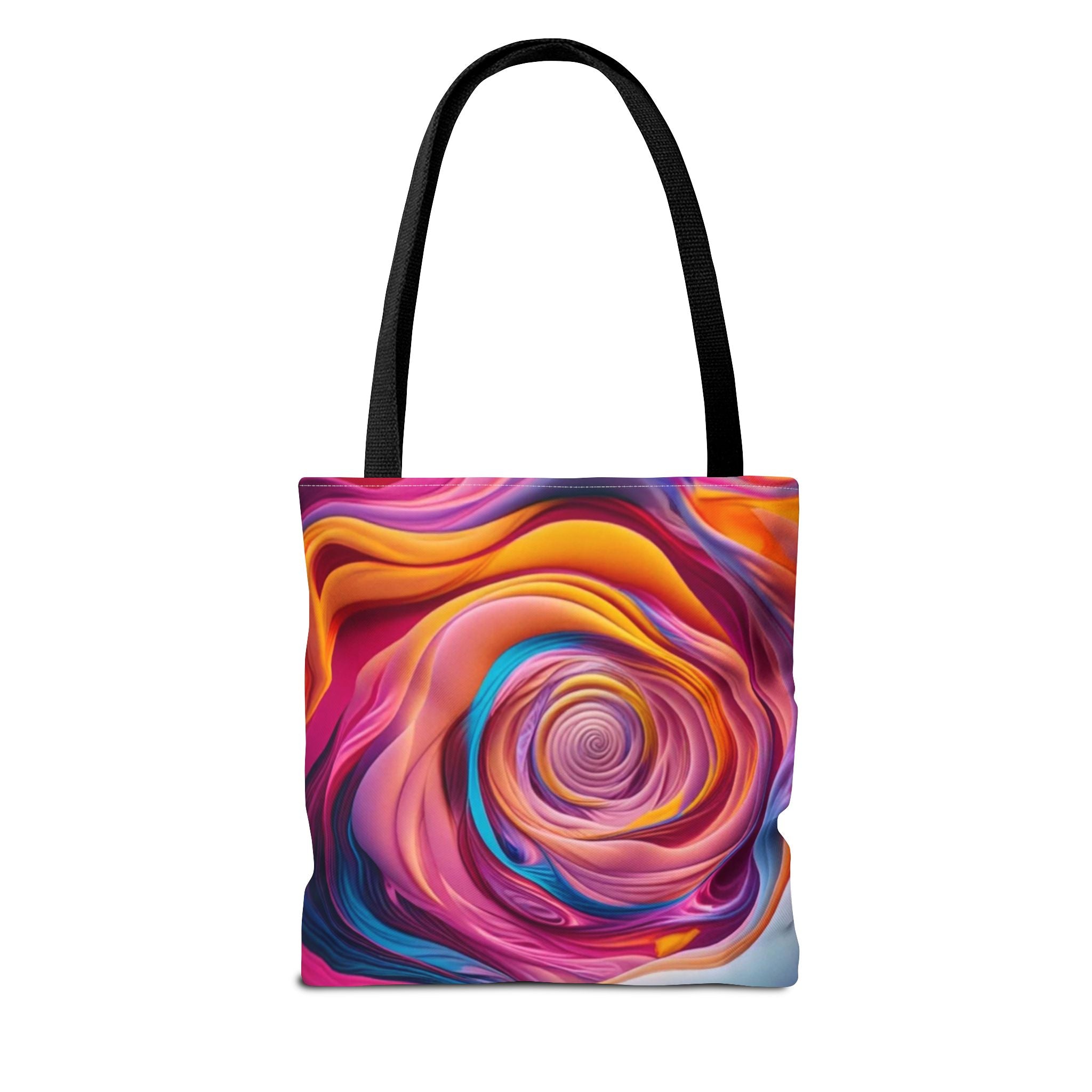 Artistic Floral Tote Bag, Colorful Shoulder Bag, Bohemian Style Tote, Gift for Flower Lovers, Shopping Bag, Eco-Friendly Canvas