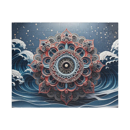 Intricate Mandala Puzzle, Meditation Art Puzzle, Relaxing Activity, Mindfulness Gift, Family Game Night, Home Decor Puzzle