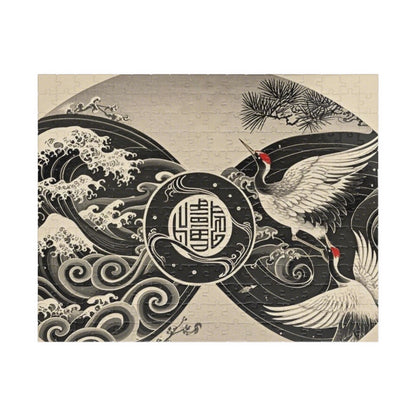 Elegant Crane Puzzle - Serene Artwork for Relaxation and Family Fun, Unique Gift for Puzzle Lovers, Home Decor, Mindfulness Activity, [...]