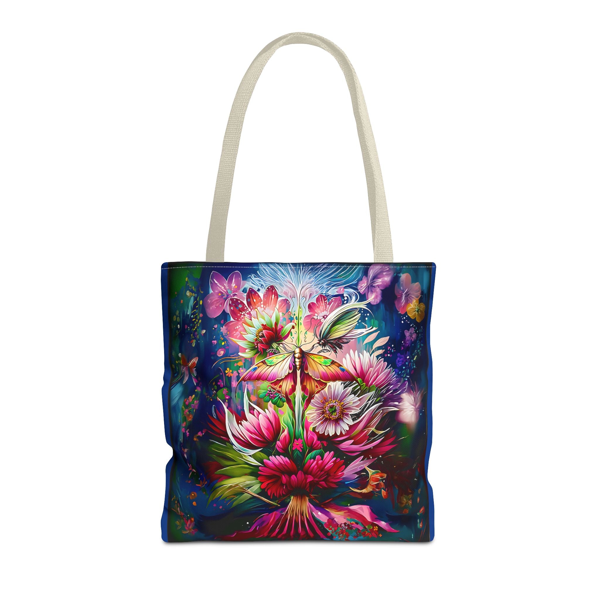 Floral Fantasy Tote Bag — Vibrant All-Over Print Blooming Bouquet