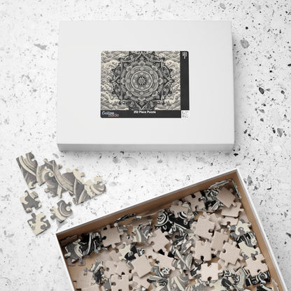 Intricate Mandala Puzzle | 110, 252, 520, 1014-Piece | Mindfulness Gift, Home Decor, Relaxation, Family Fun, Meditation