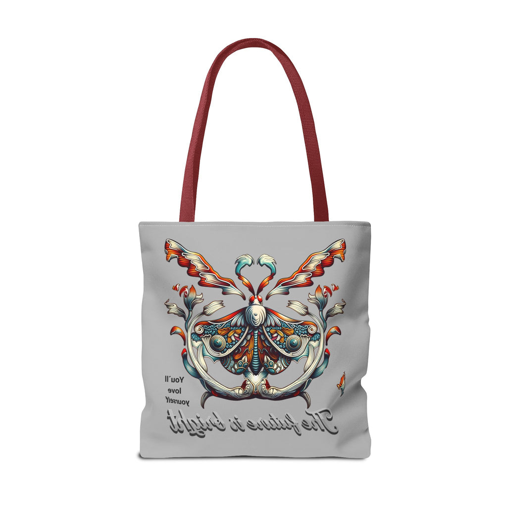 Tote Bag — 'The Future Is Bright' Decorative Butterfly Tote