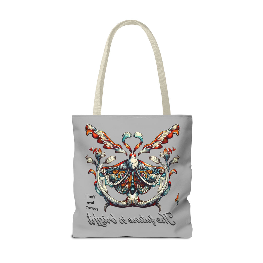 Tote Bag — 'The Future Is Bright' Decorative Butterfly Tote