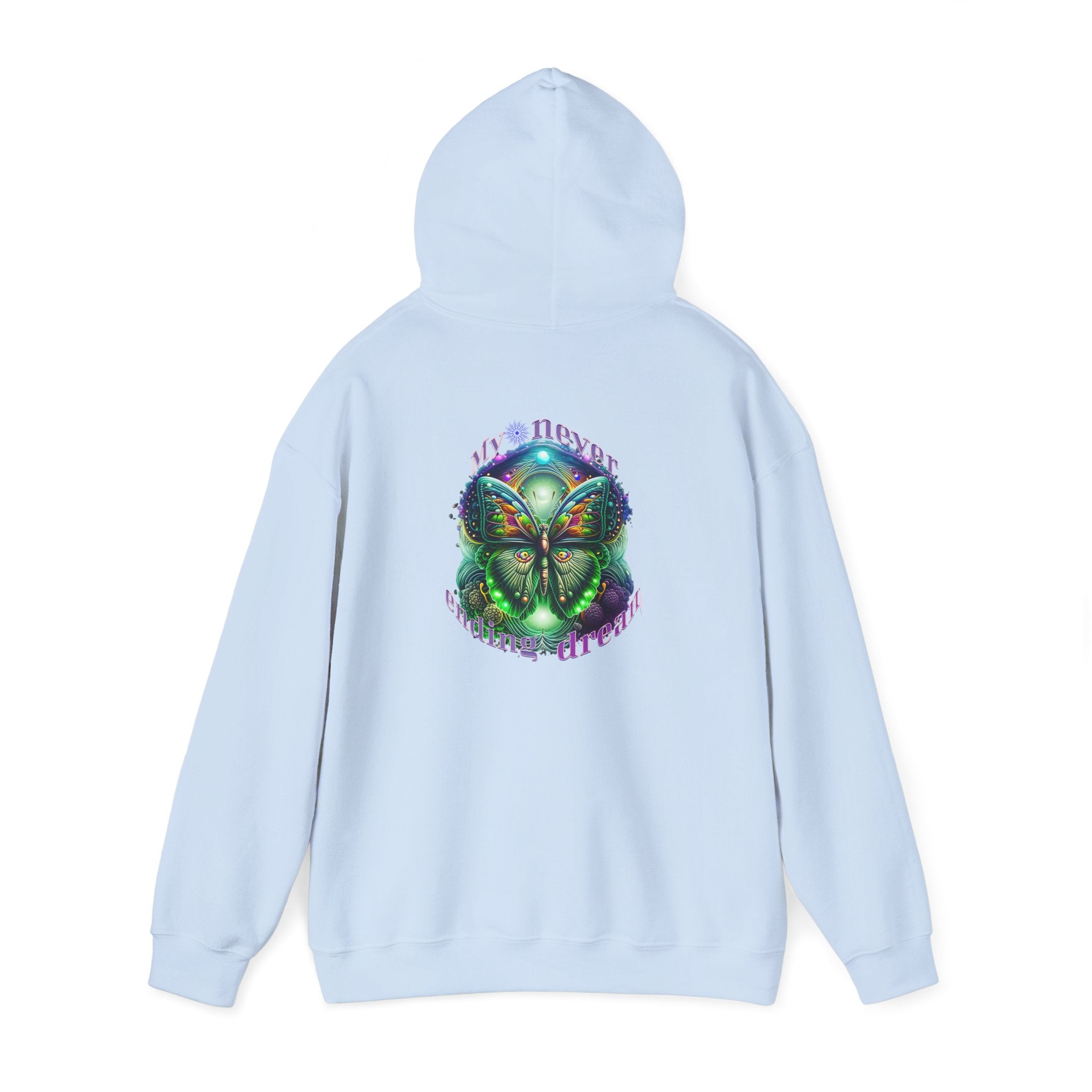 Enchanted Butterfly Hoodie - Cozy Unisex Sweatshirt, Nature Lover Gift, Cool Streetwear, Eco-Friendly Apparel, Festival Wear