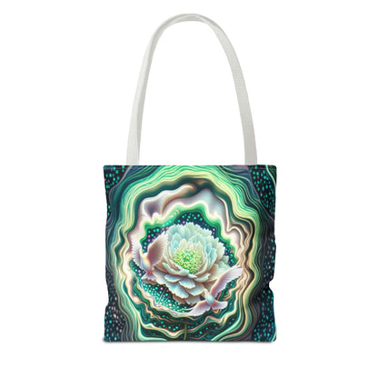 Floral Pattern Tote Bag, Eco-Friendly Shopping Bag, Art Tote, Gift for Mom, Beach Bag, Boho Flower Bag