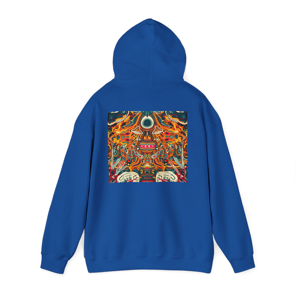 Psychedelic Abstract Hoodie – Vibrant Trippy Art Pullover