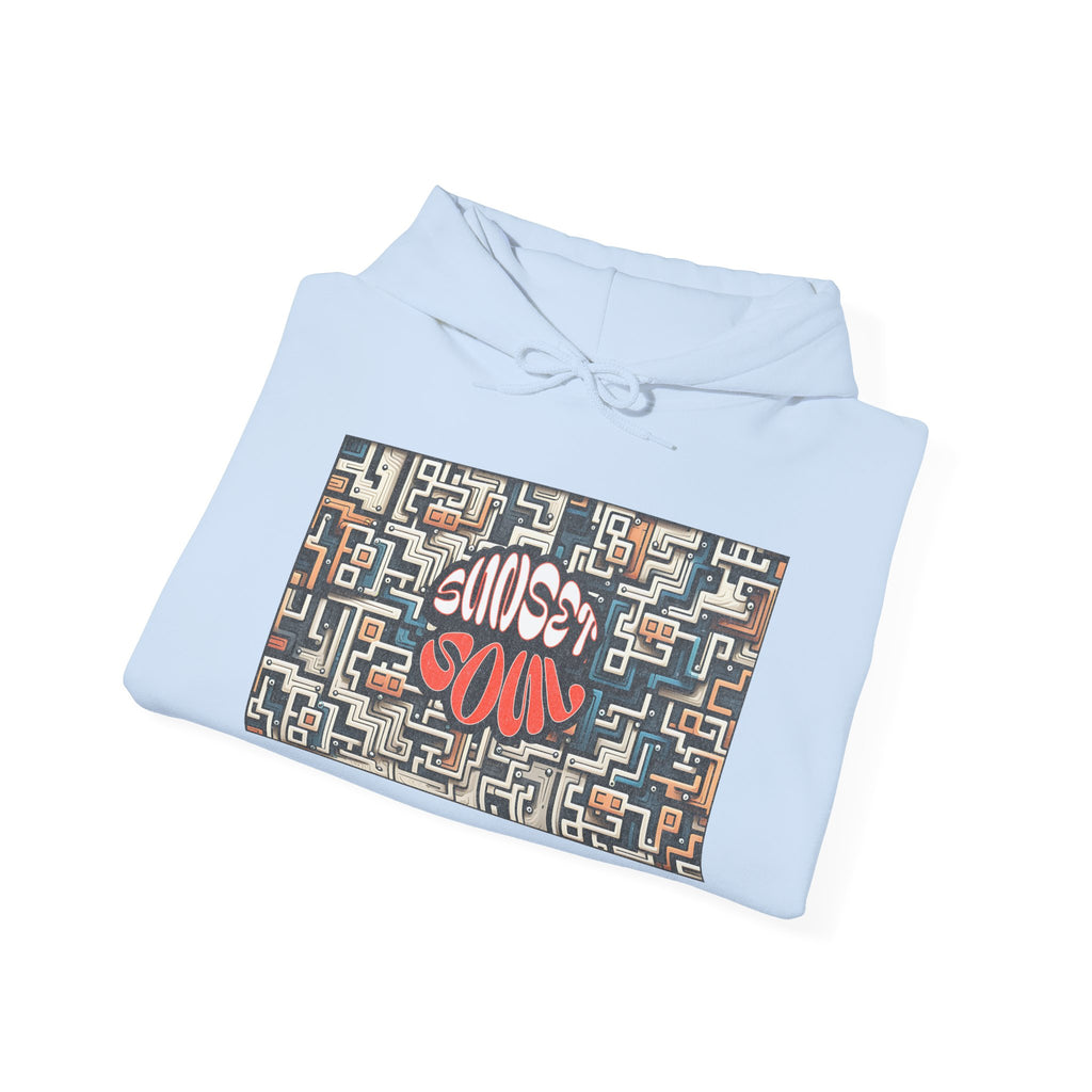 Choose Your Path Hoodie — Maze Graffiti Graphic Pullover