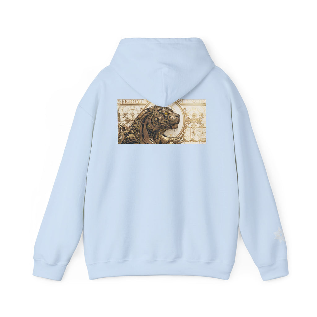 Hoodie — Vintage Steampunk Lion Crest Back Print
