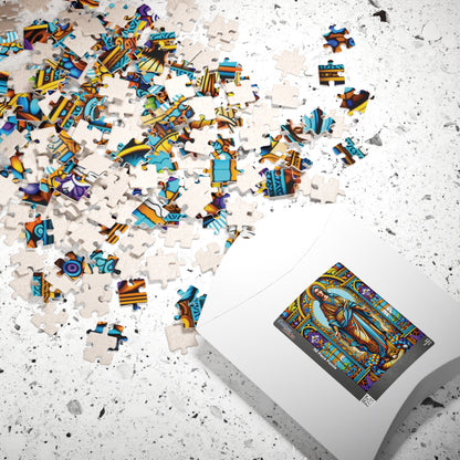 Puzzle Stained Glass Virgin Mary