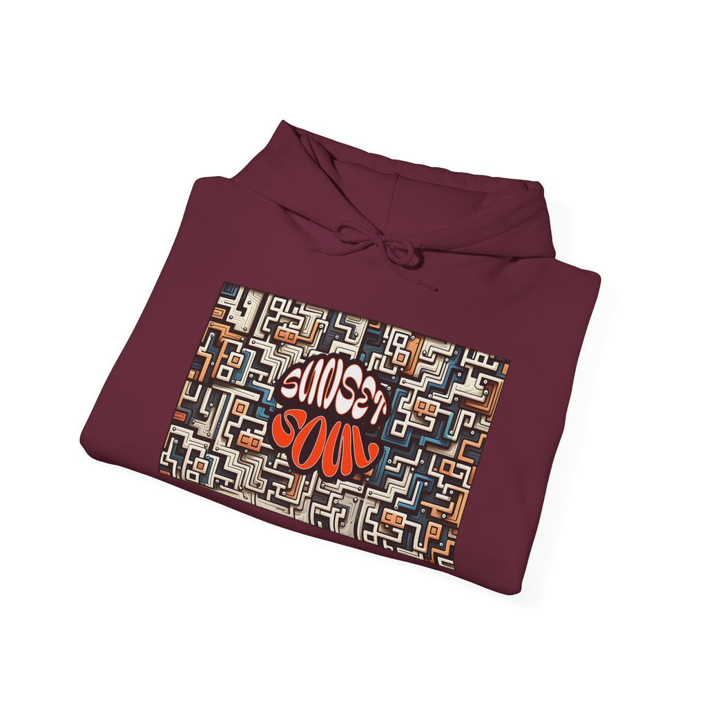 Choose Your Path Hoodie — Maze Graffiti Graphic Pullover