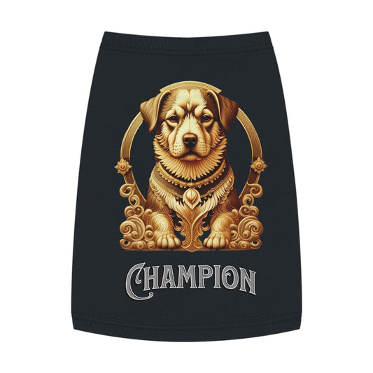 Champion Pet Tank Top for Dogs, Stylish Dog Apparel, Pet Summer Wear, Dog Costume, Gift for Dog Lovers