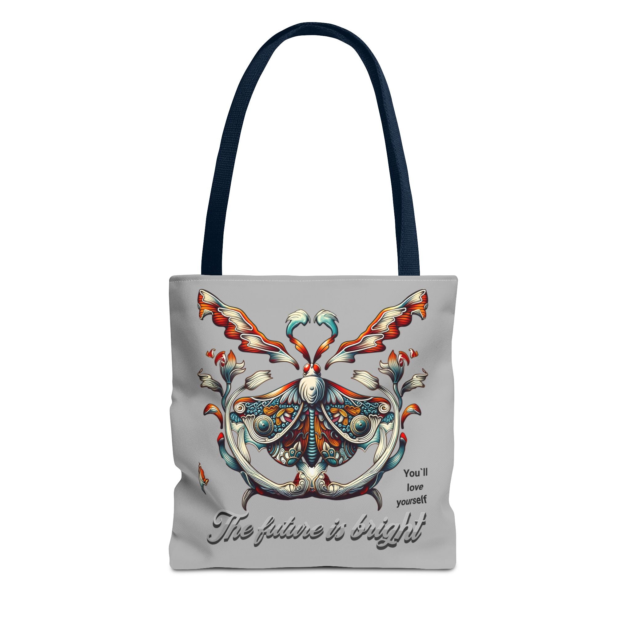 Tote Bag — 'The Future Is Bright' Decorative Butterfly Tote