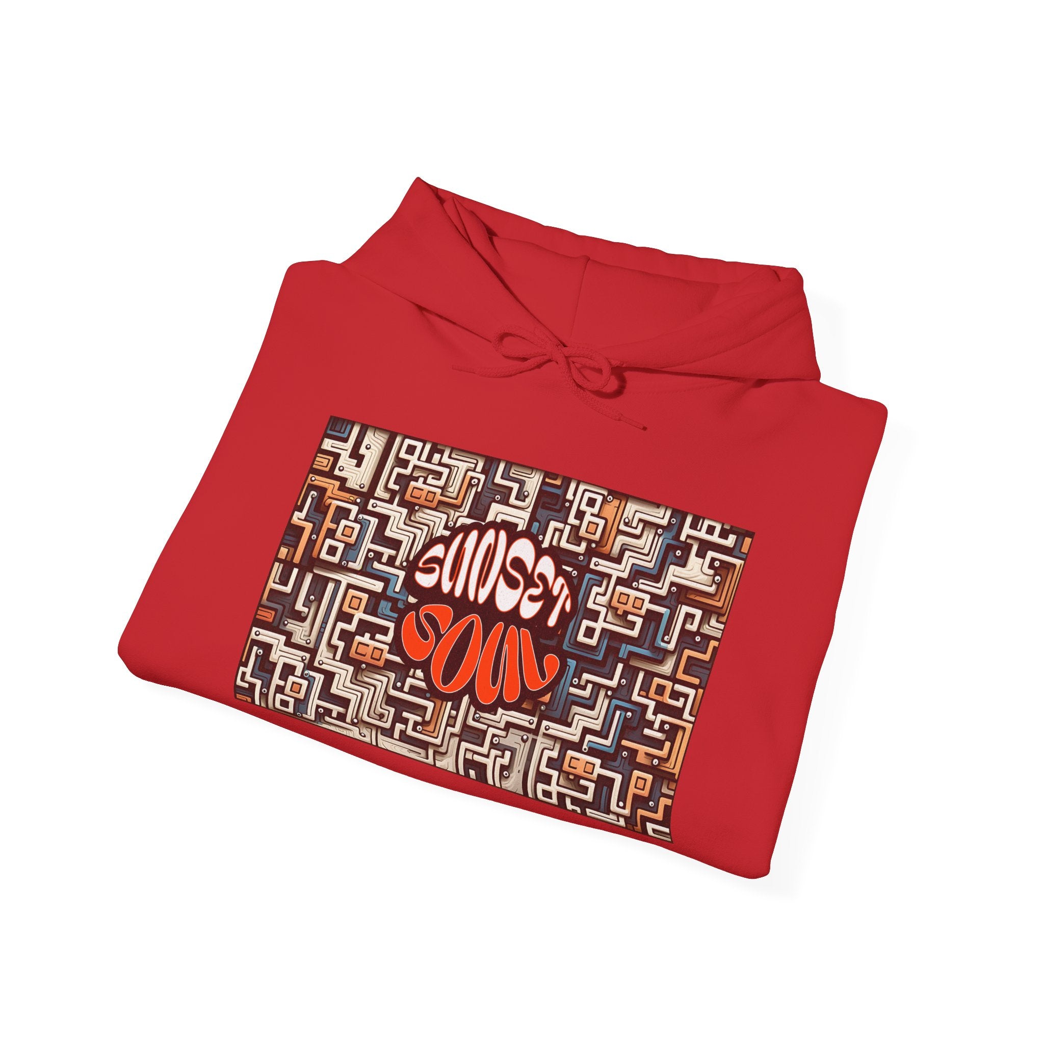 Choose Your Path Hoodie — Maze Graffiti Graphic Pullover