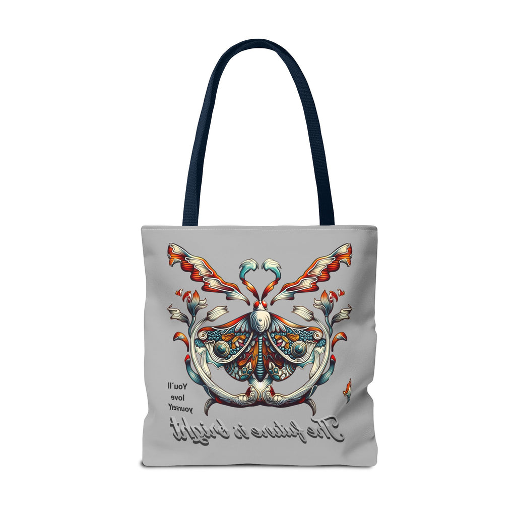 Tote Bag — 'The Future Is Bright' Decorative Butterfly Tote