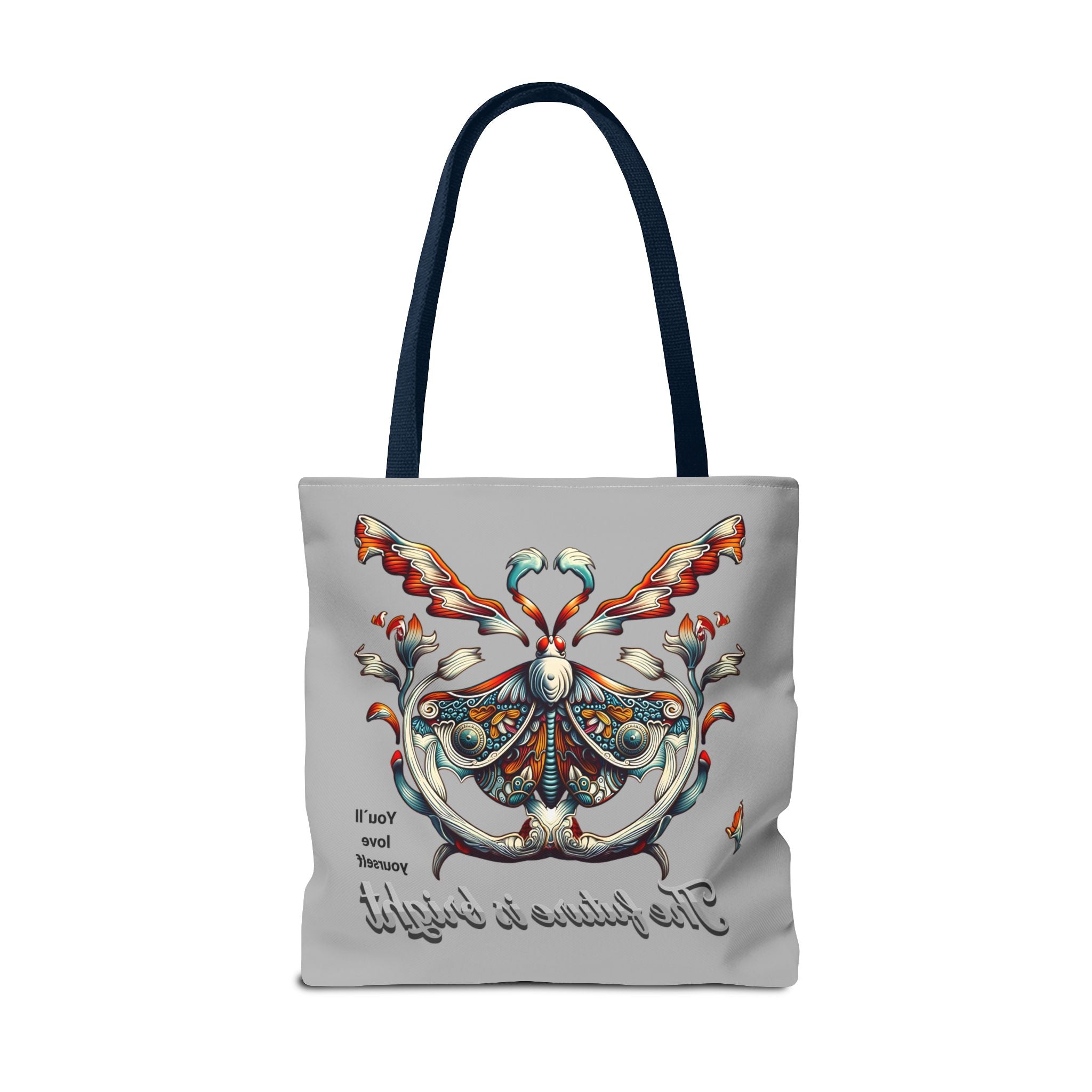Tote Bag — 'The Future Is Bright' Decorative Butterfly Tote