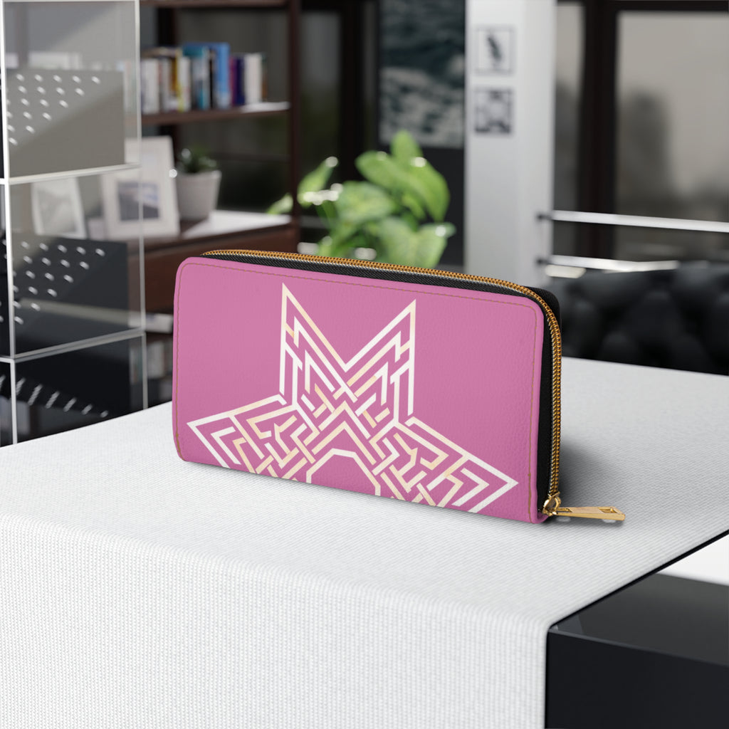 Endless Stars Zipper Wallet — Celestial Night Sky Card Holder