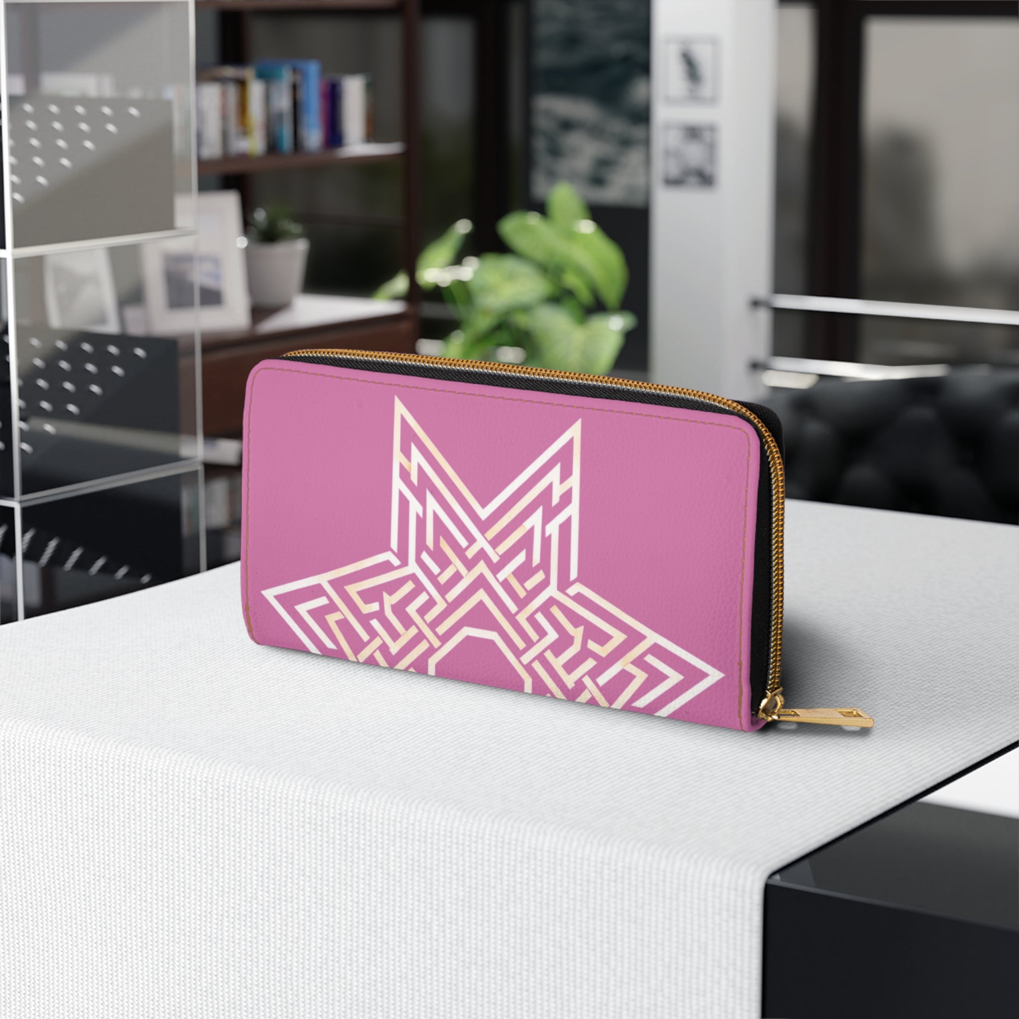 Endless Stars Zipper Wallet — Celestial Night Sky Card Holder