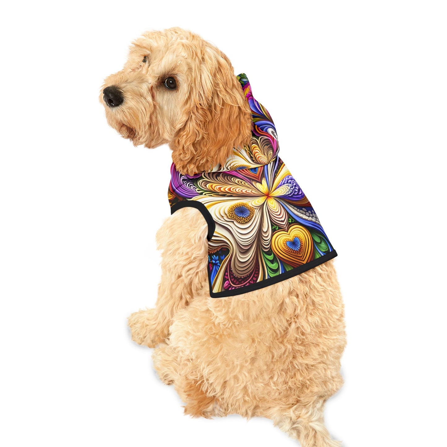 Vibrant Pet Hoodie for Stylish Dogs, Colorful Dog Sweater, Pet Fashion, Cozy Dog Attire, Ideal Gift for Dog Lovers