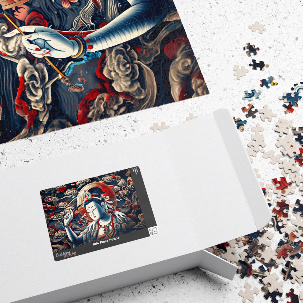Buddha Art Puzzle — Meditation-Inspired Jigsaw (110/252/520/1014 pcs)