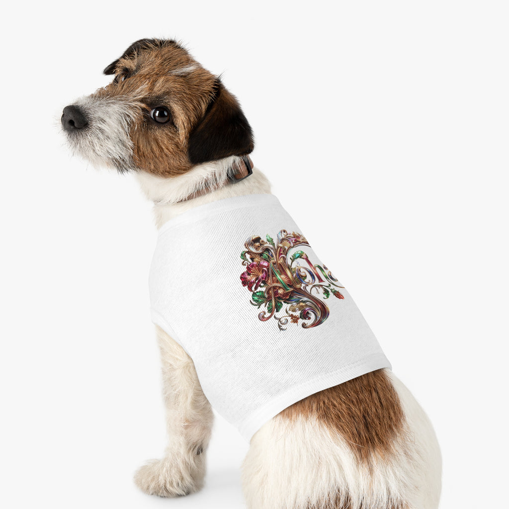 Aloha Floral Pet Tank Top — Tropical Dog Shirt