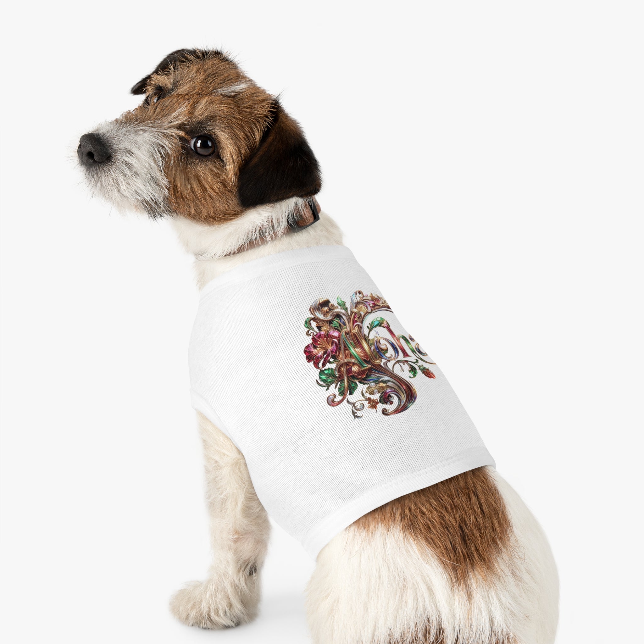 Aloha Floral Pet Tank Top — Tropical Dog Shirt