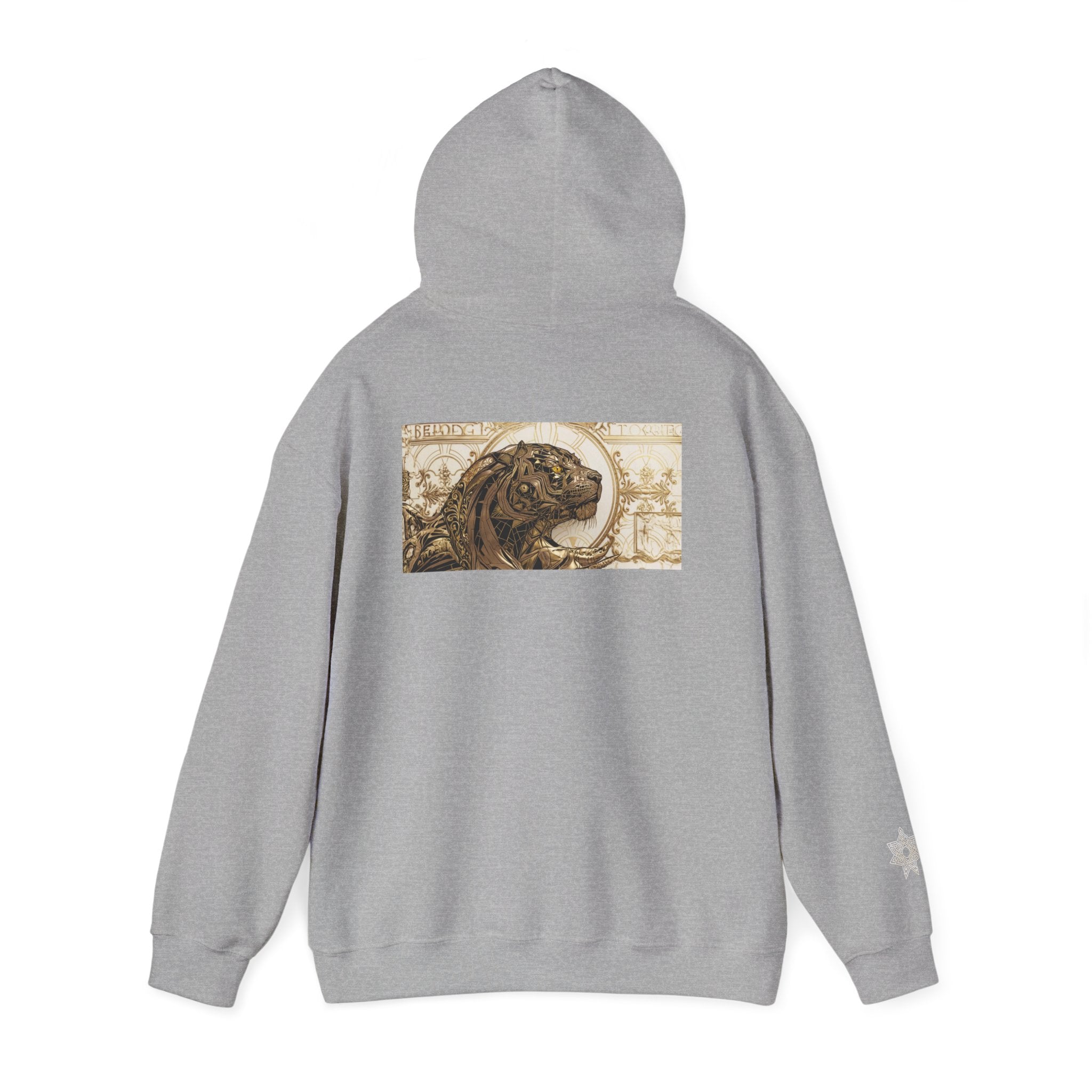Hoodie — Vintage Steampunk Lion Crest Back Print
