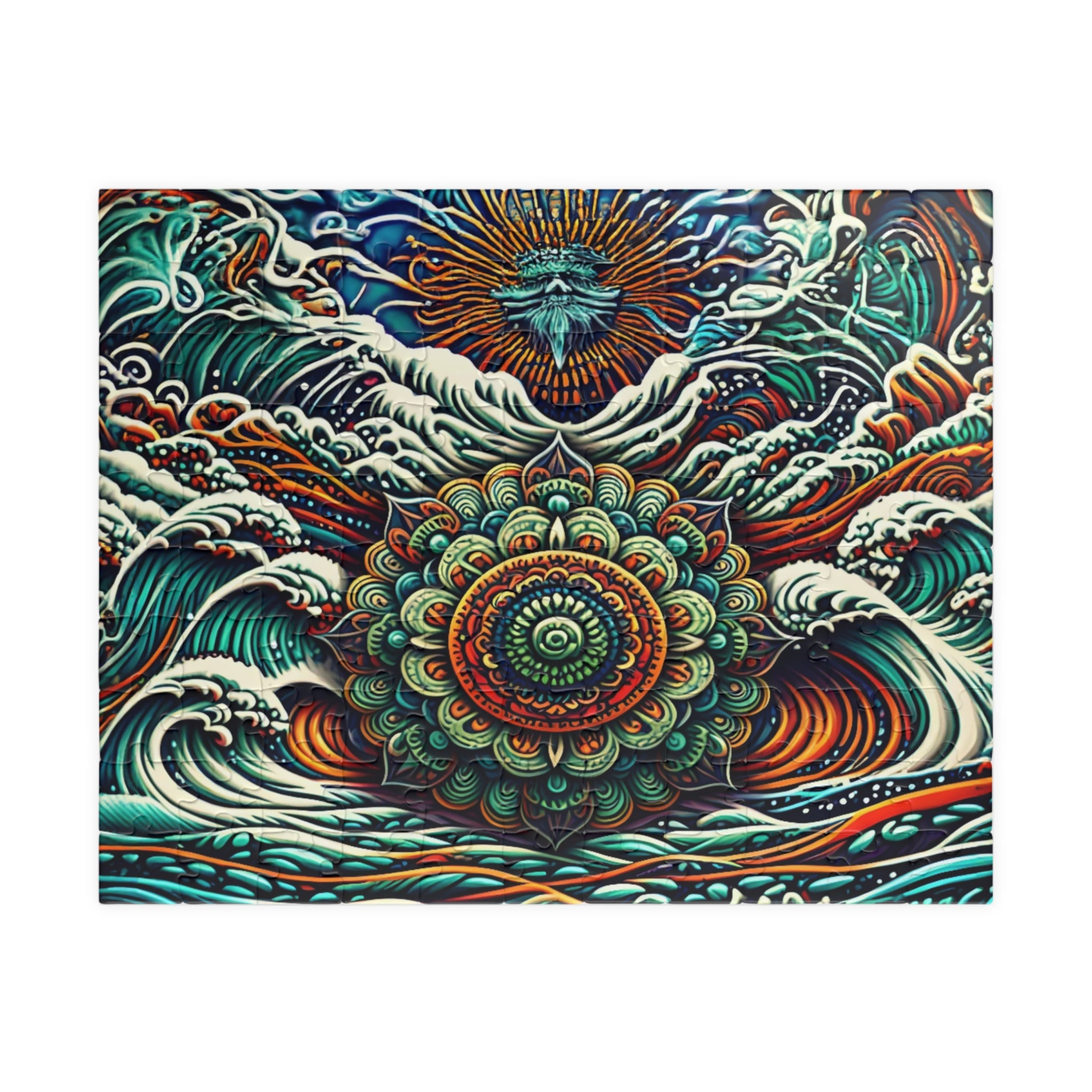 Intricate Mandala Puzzle, Meditation Art Puzzle, Relaxing Activity, Mindfulness Gift, Family Game Night, Home Decor Puzzle