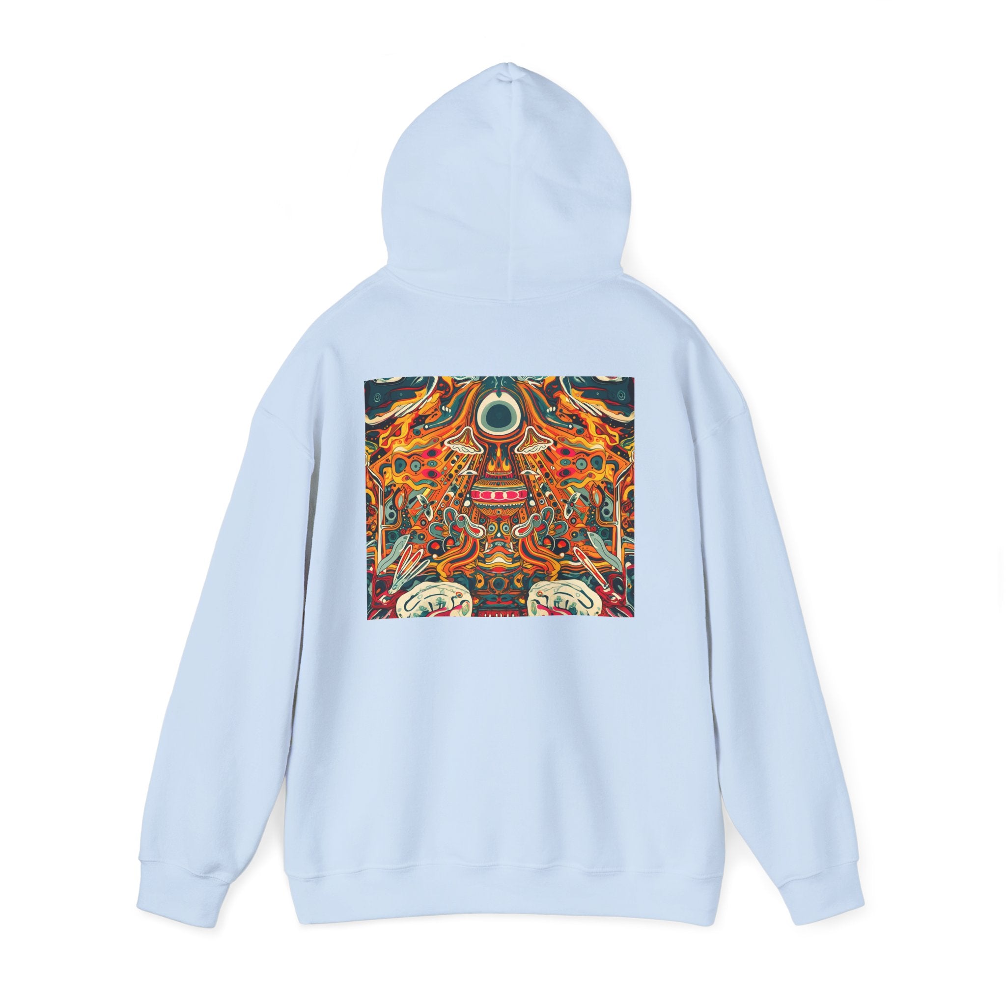 Psychedelic Abstract Hoodie – Vibrant Trippy Art Pullover