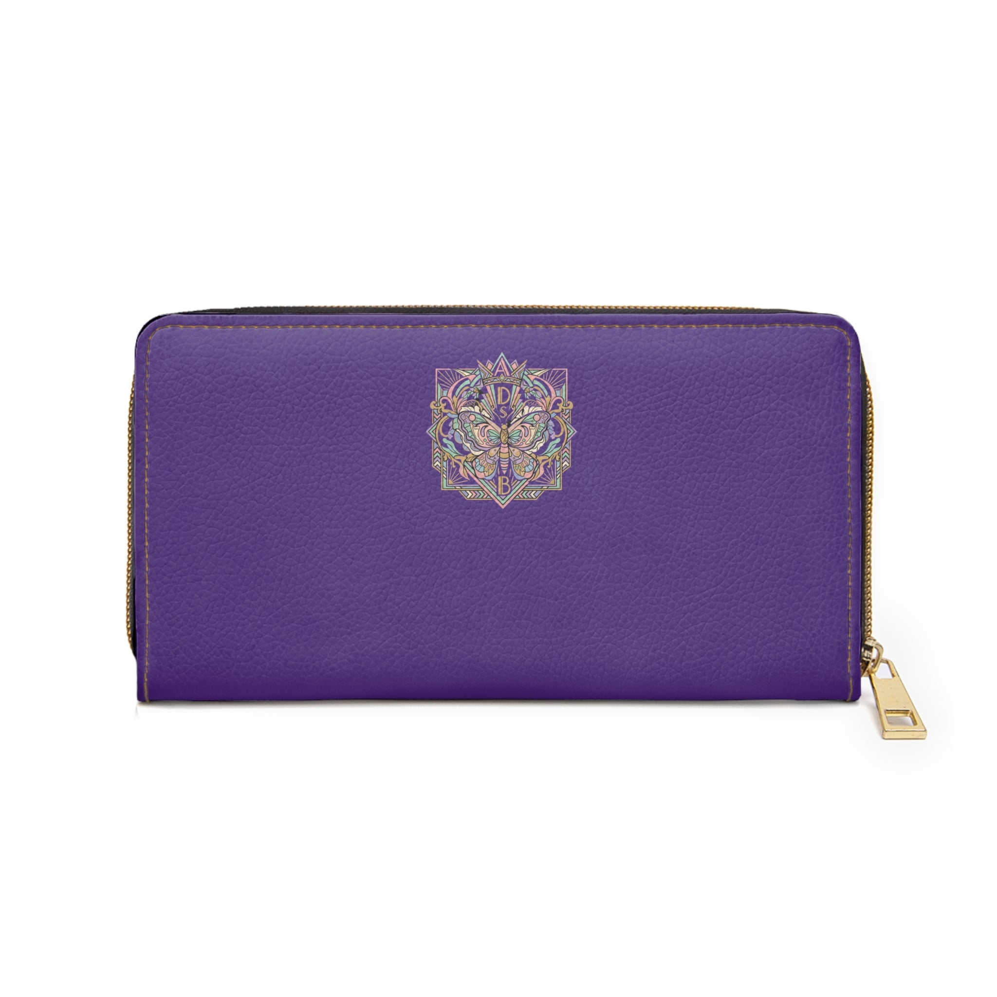 Hula Vintage Floral Zip-Around Zipper Wallet