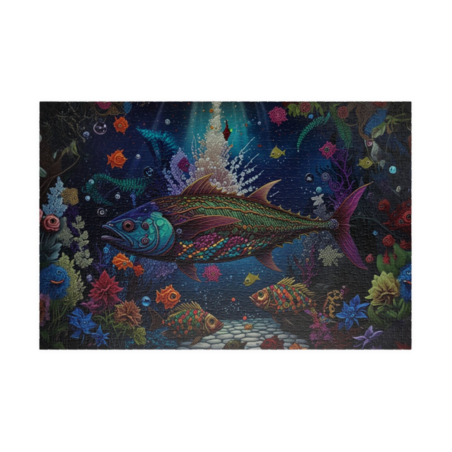 Underwater Wonderland Puzzle - Relaxing Ocean Scene, Mindful Activity, Family Game, Gift for Ocean Lovers, Home Decor