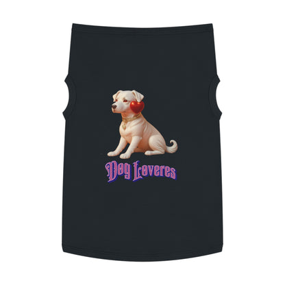 Cute Pet Tank Top for Dog Lovers, Dog Apparel, Valentine's Day Gift, Puppy Fashion, Pet Outfit, Dog Tank